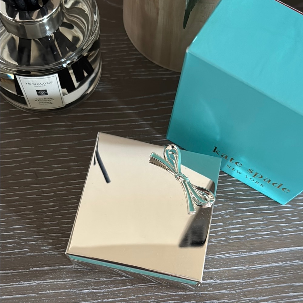 Kate Spade Lenox Vienna Lane Turquoise Keepsake Box. NIB
